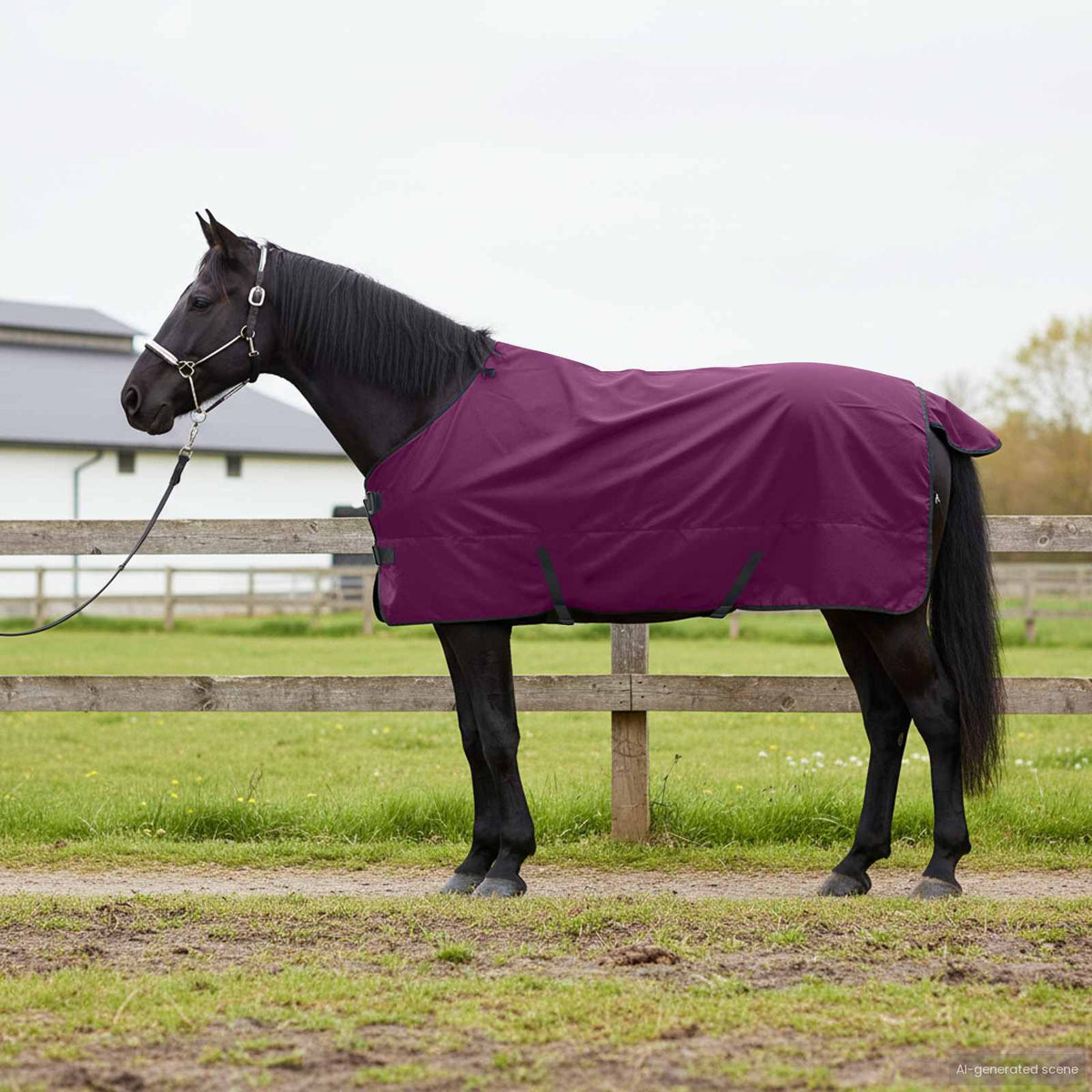 Hestetæppe Fuldt Lilla 85 cm Polyester