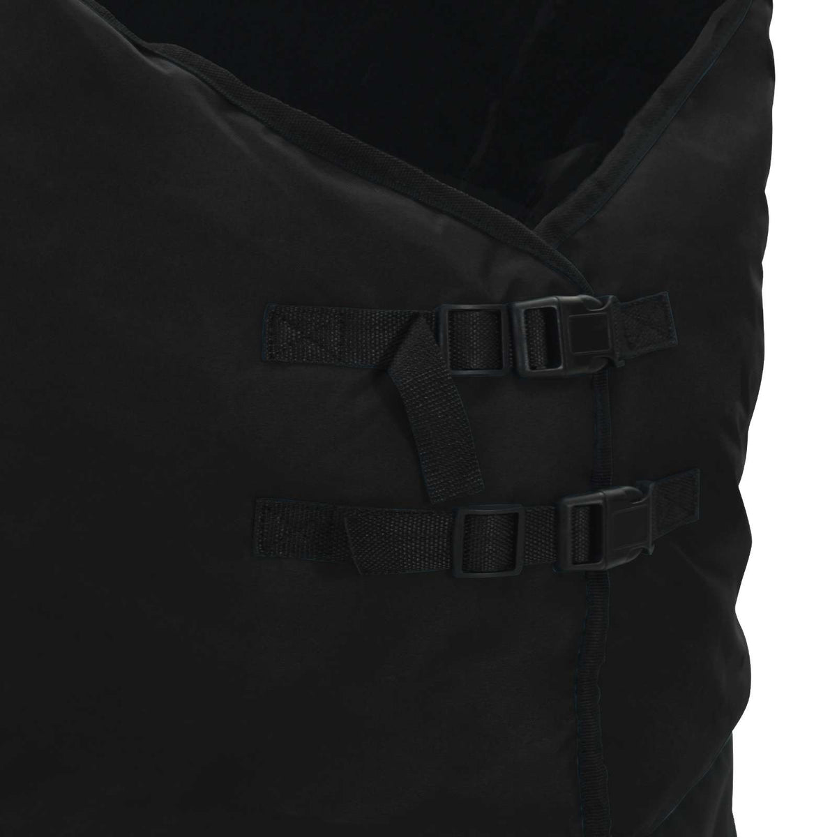 Hestetæppe Fuldt Sort 125 cm Polyester