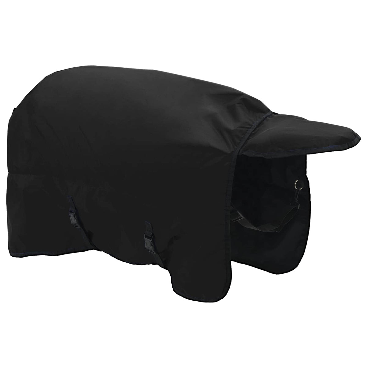 Hestetæppe Fuldt Sort 145 cm Polyester