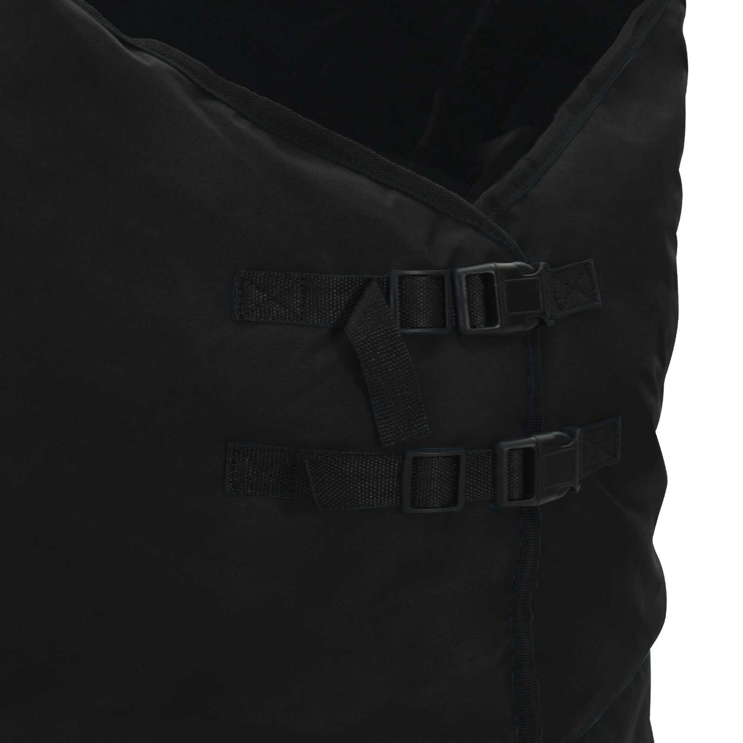 Hestetæppe Fuldt Sort 155 cm Polyester