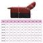 Hestetæppe Bordeaux og Sort 125 cm Polyester