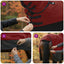 Hestetæppe Bordeaux og Sort 155 cm Polyester