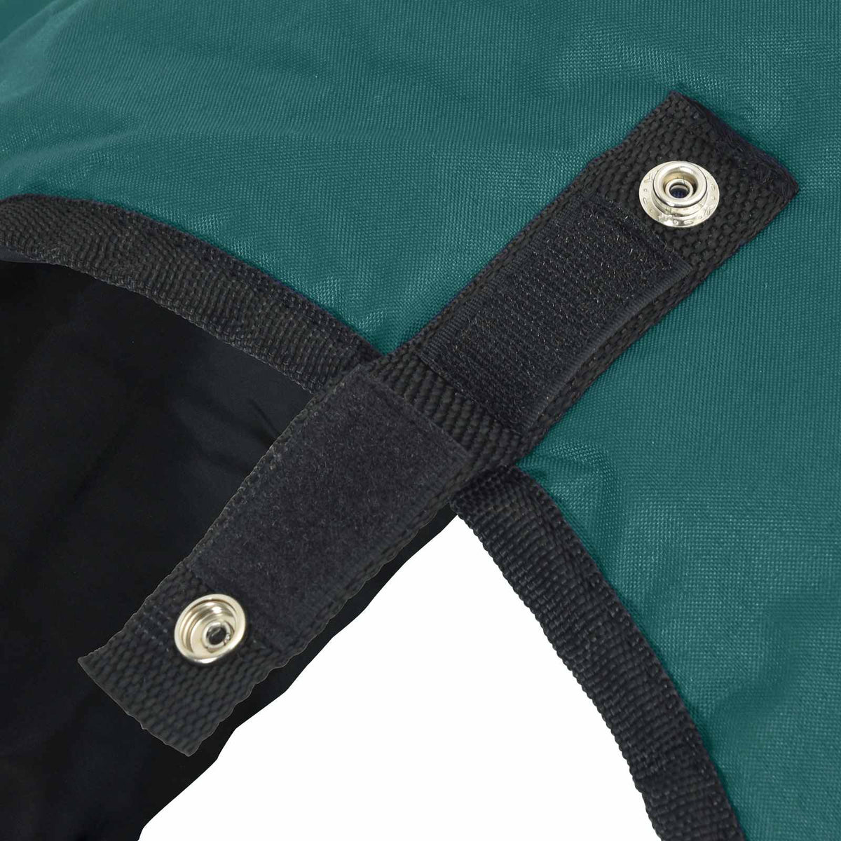 Hestetæppe Mørk Grøn og Sort 75 cm Polyester