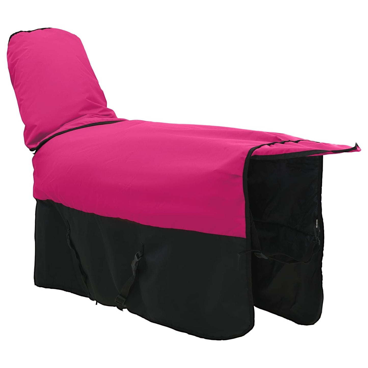 Hestetæppe Pink og Sort 75 cm Polyester
