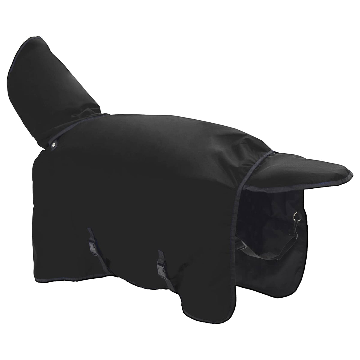 Hestetæppe Fuldt Sort 95 cm Polyester