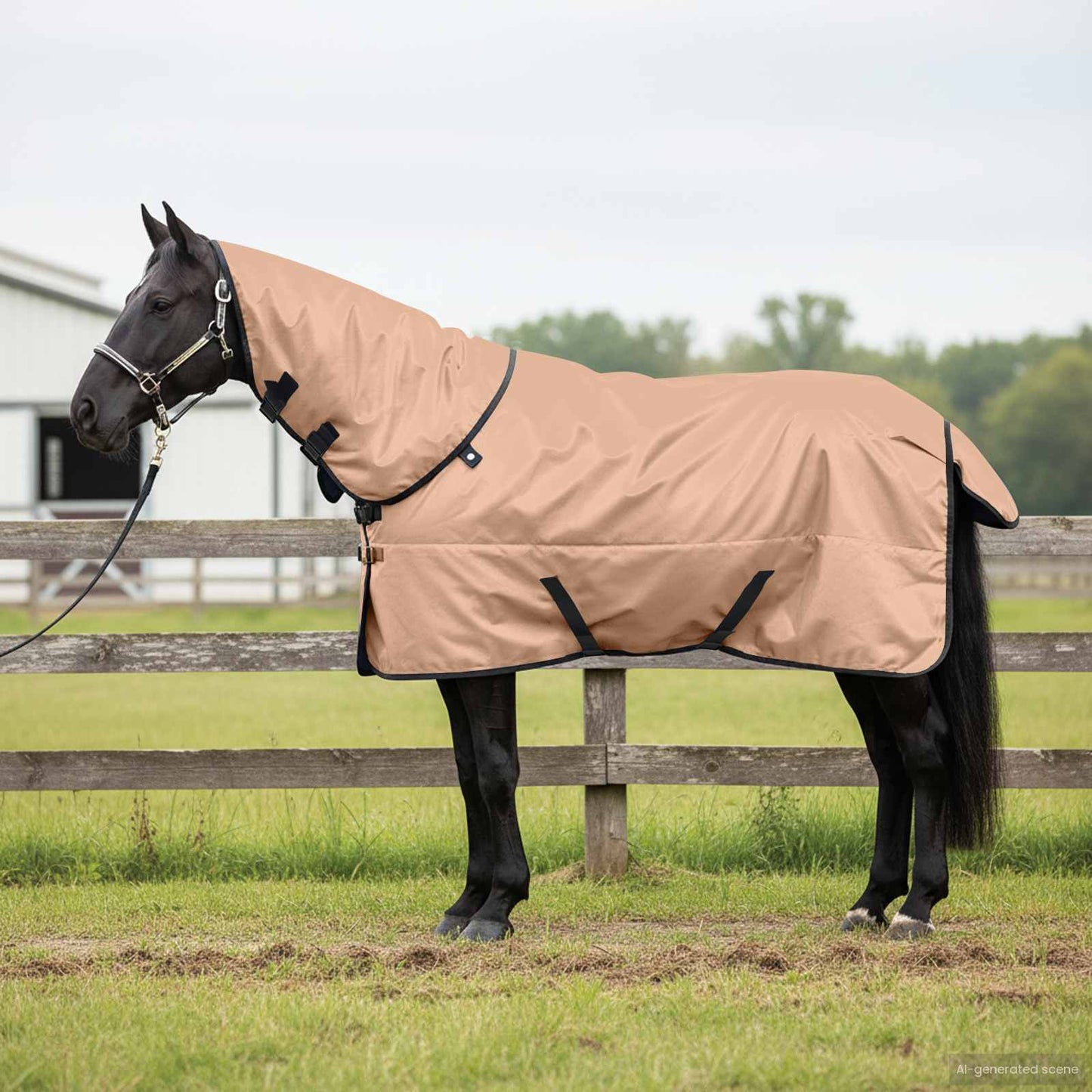 Hestetæppe Cappuccino 95 cm Polyester