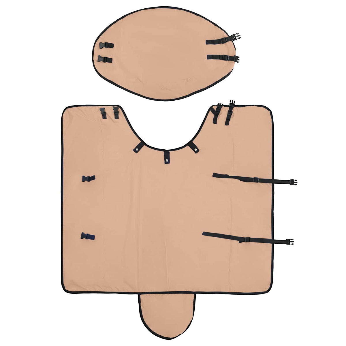 Hestetæppe Cappuccino 165 cm Polyester