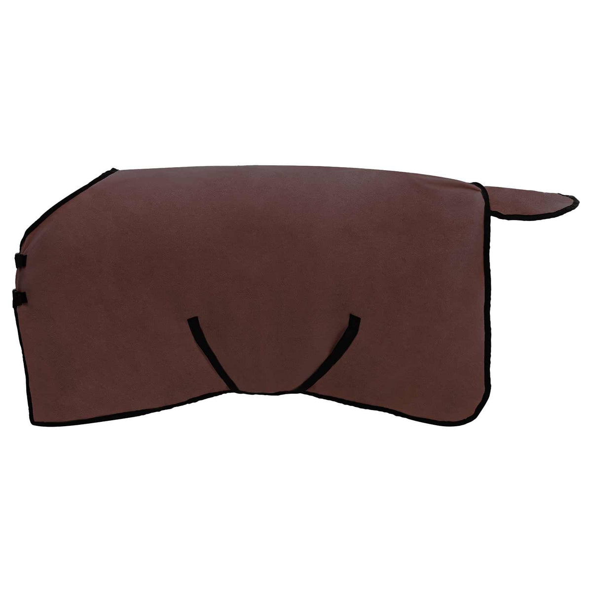 Hestetæppe Mørkebrun 105 cm Polyester Fleece
