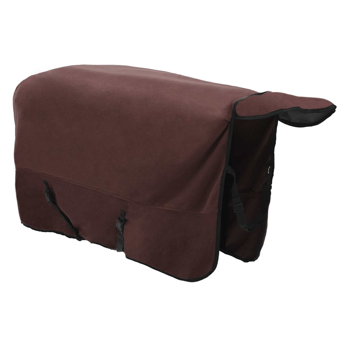 Hestetæppe Mørkebrun 155 cm Polyester Fleece