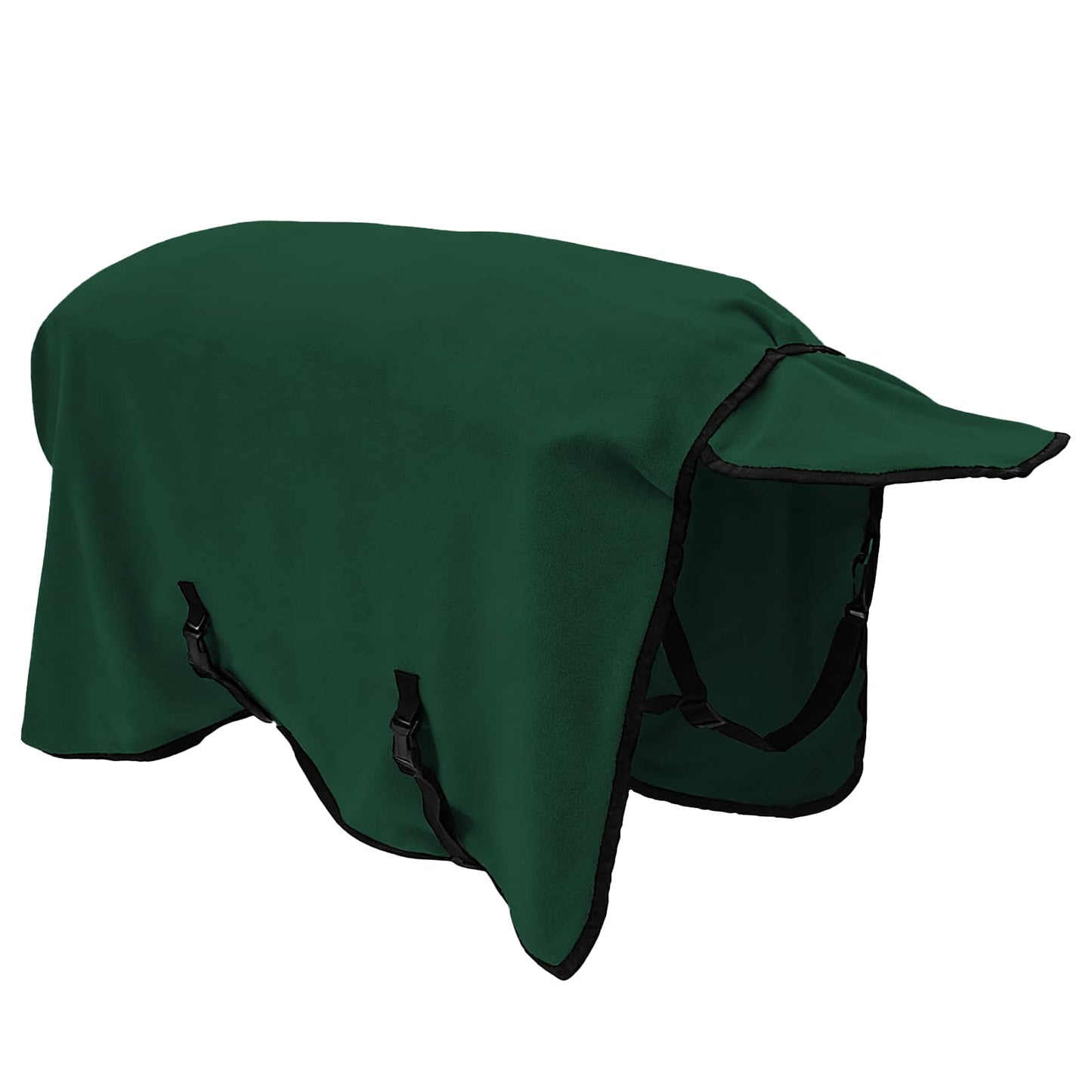 Hestetæppe Mørkegrøn 75 cm Polyester Fleece
