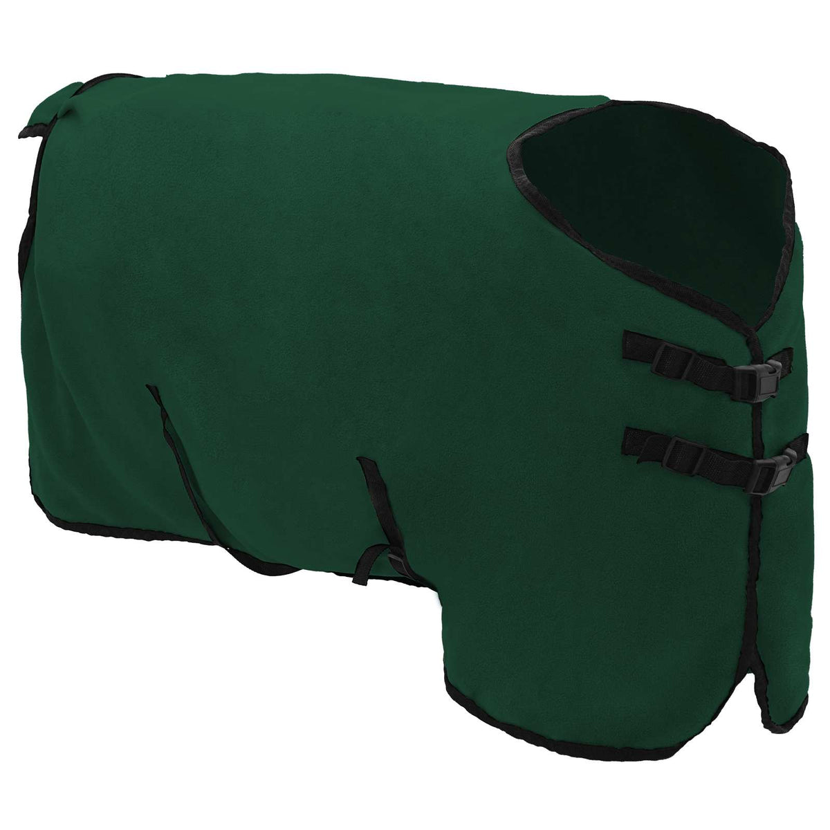 Hestetæppe Mørkegrøn 105 cm Polyester Fleece