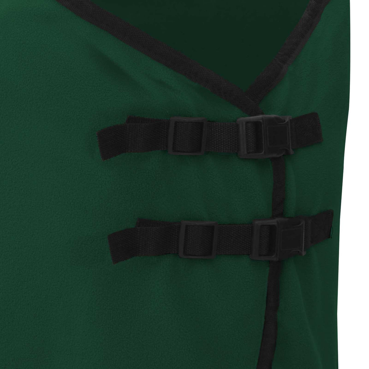 Hestetæppe Mørkegrøn 125 cm Polyester Fleece