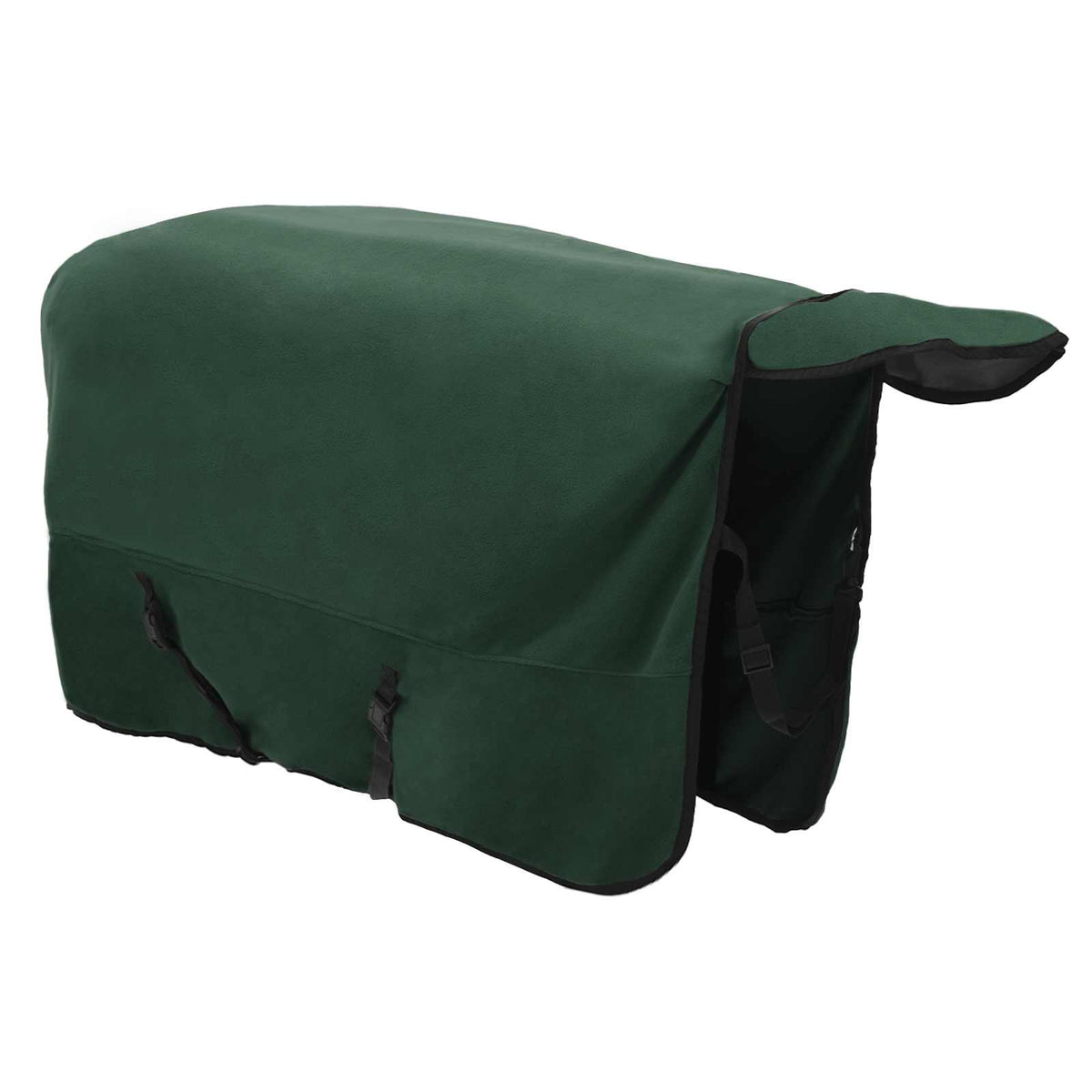 Hestetæppe Mørkegrøn 125 cm Polyester Fleece