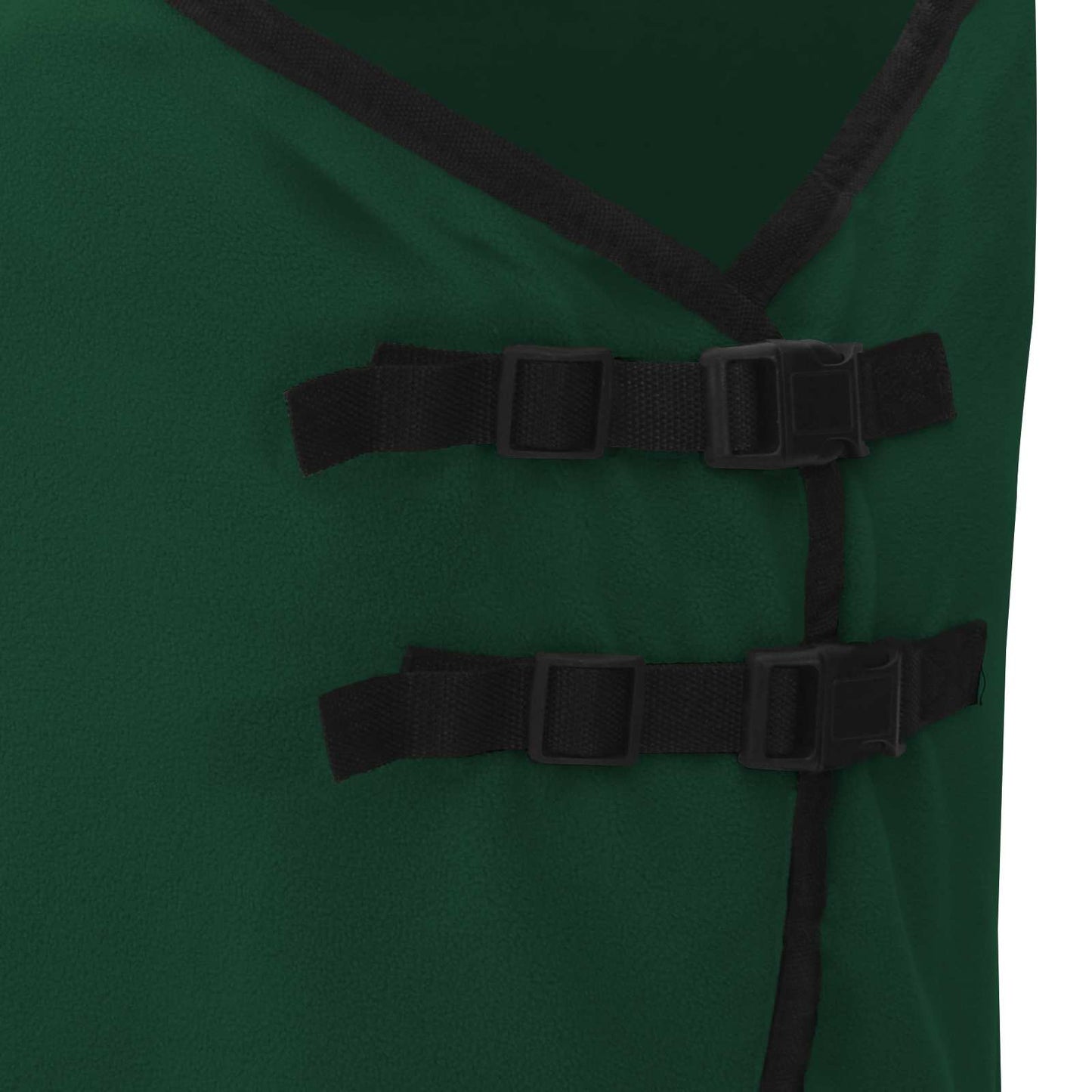 Hestetæppe Mørkegrøn 165 cm Polyester Fleece