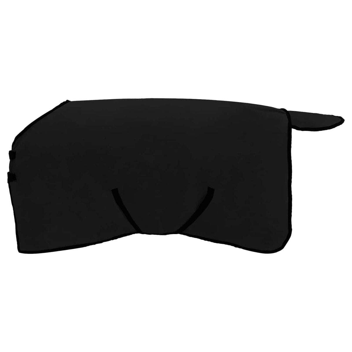 Hestetæppe Sort 75 cm Polyester Fleece