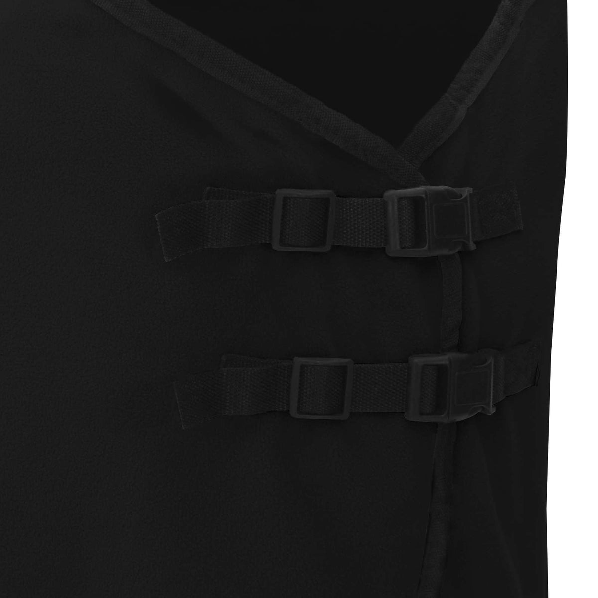 Hestetæppe Sort 95 cm Polyester Fleece