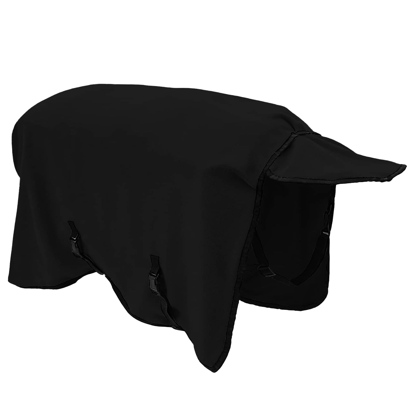 Hestetæppe Sort 105 cm Polyester Fleece