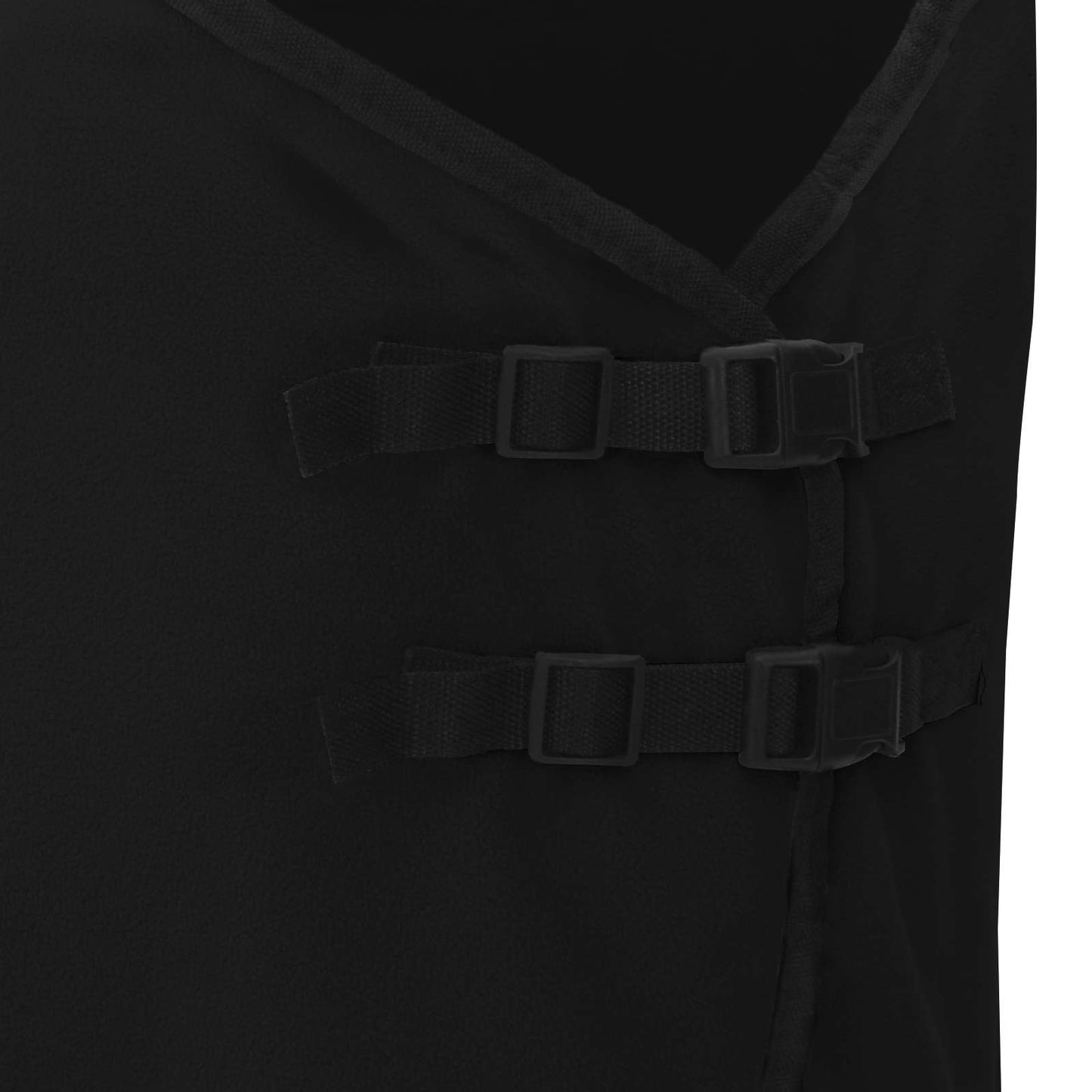 Hestetæppe Sort 115 cm Polyester Fleece