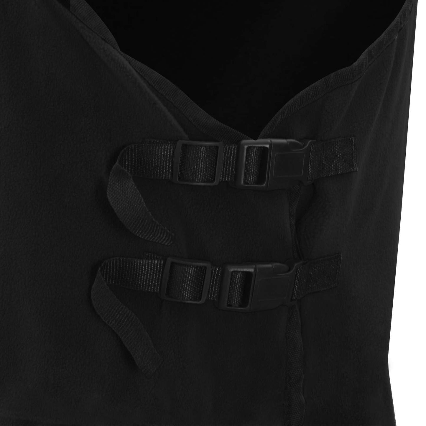 Hestetæppe Sort 155 cm Polyester Fleece