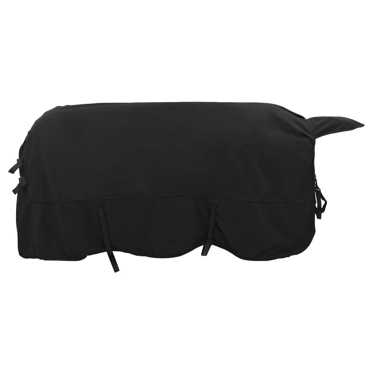 Hestetæppe Sort 155 cm Polyester Fleece