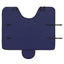 Hestetæppe Mørkeblå 105 cm Polyester Fleece