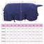 Hestetæppe Mørkeblå 165 cm Polyester Fleece