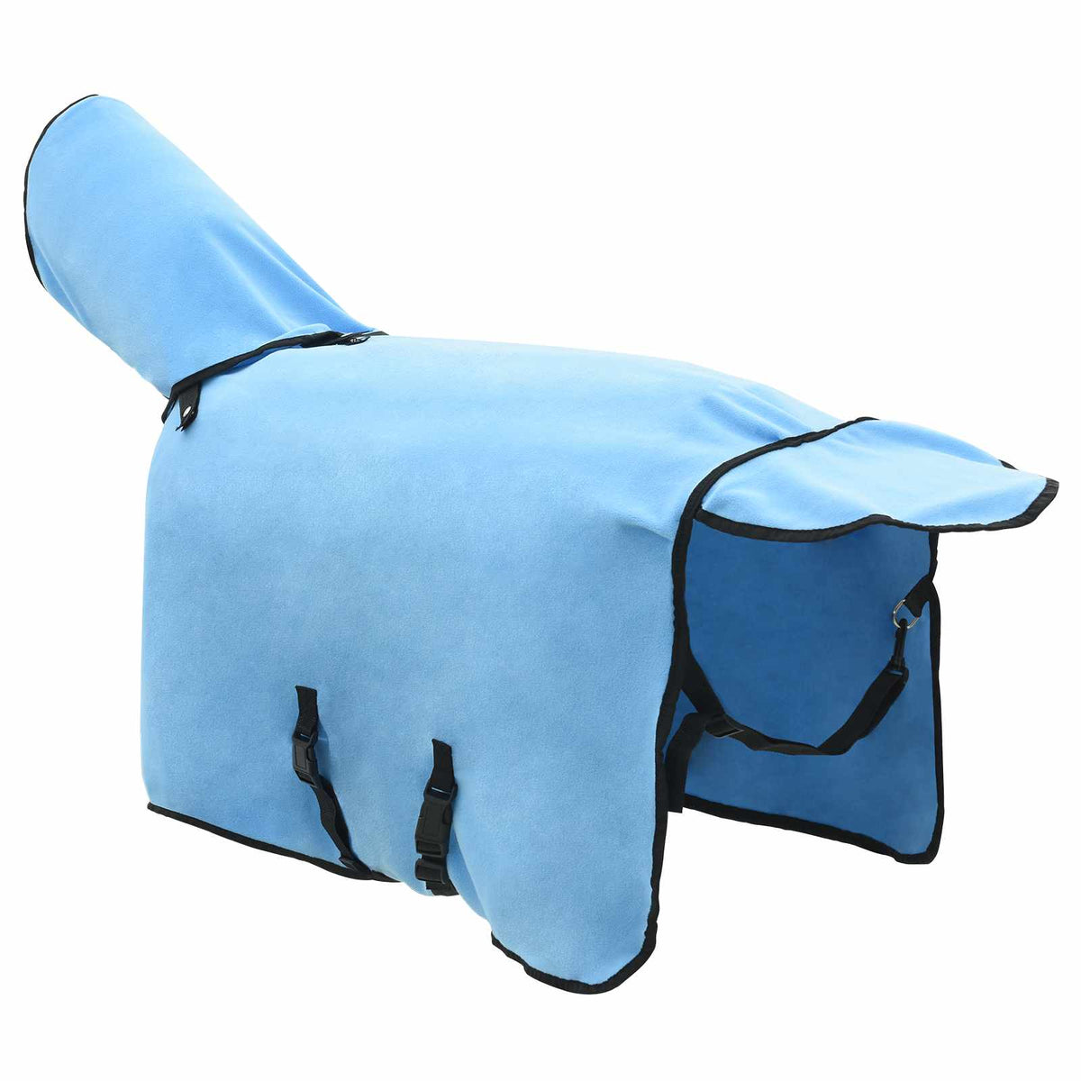 Hestetæppe Fuldt aqua 105 cm Polyester Fleece