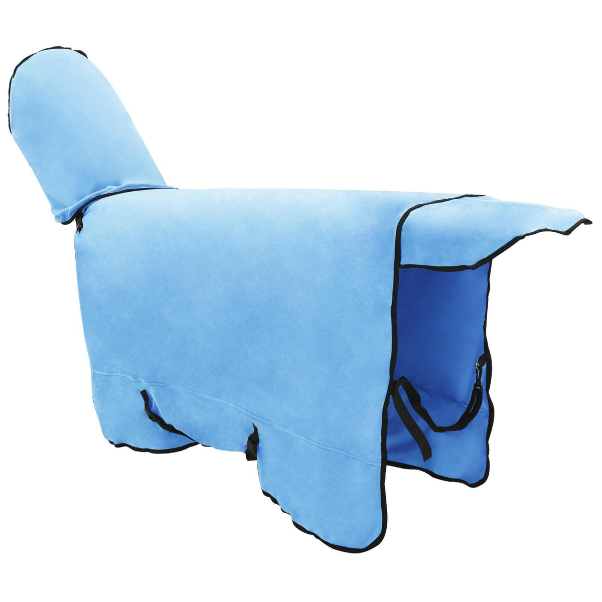 Hestetæppe Fuldt aqua 135 cm Polyester Fleece