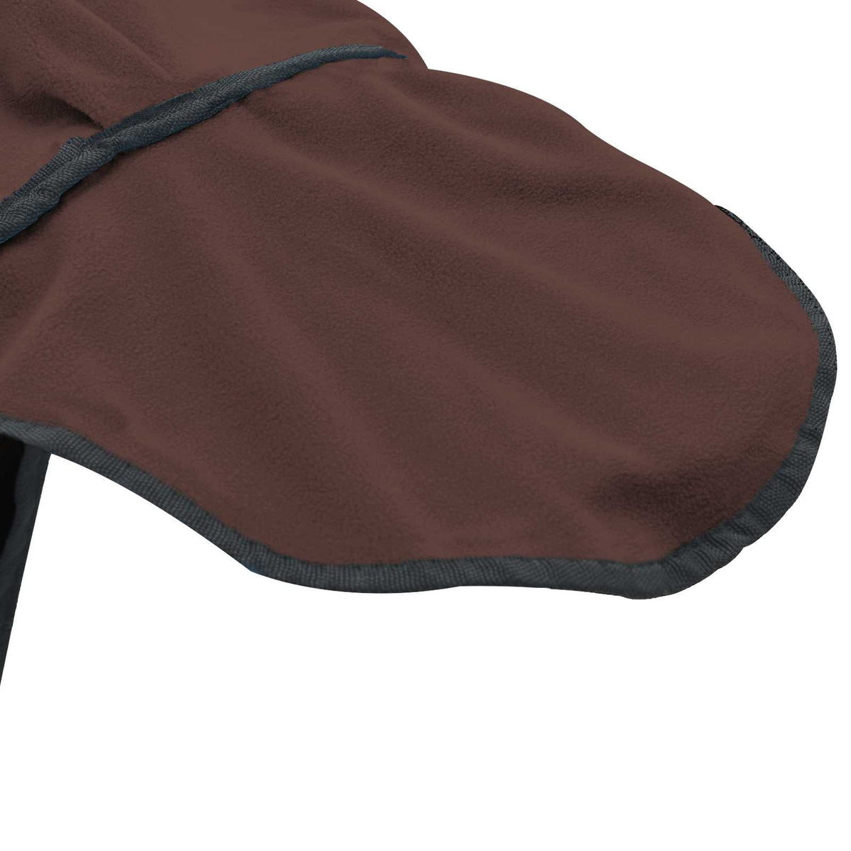 Hestetæppe Mørkebrun 165 cm Polyester Fleece