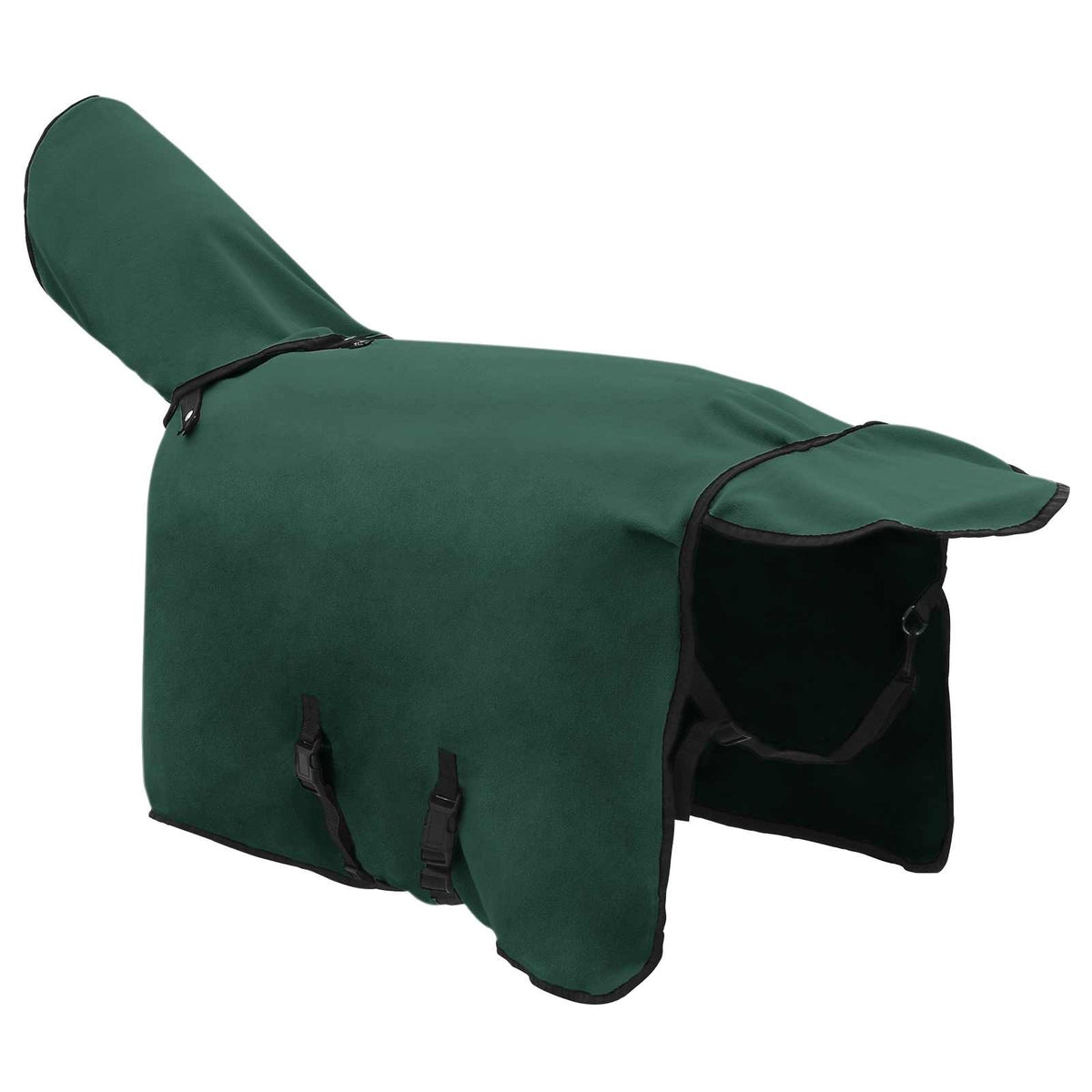 Hestetæppe Mørkegrøn 75 cm Polyester Fleece