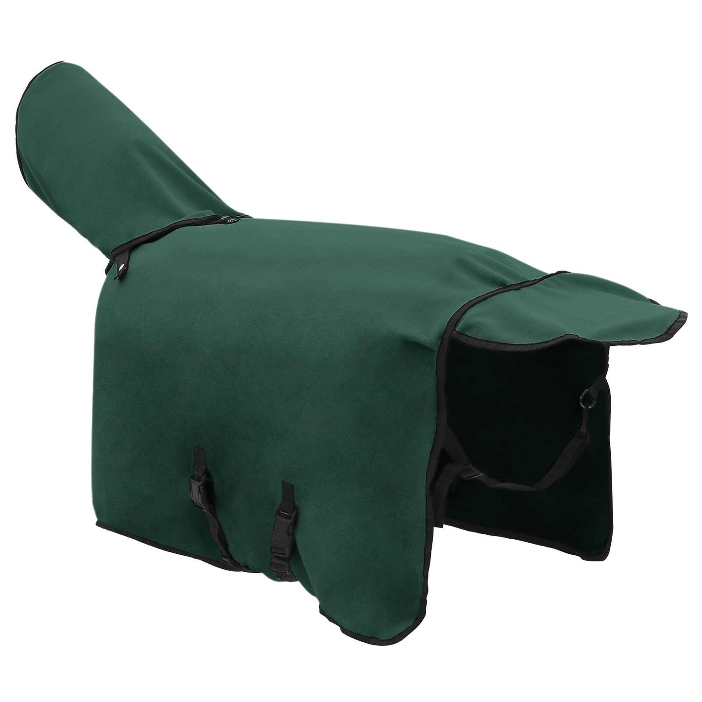 Hestetæppe Mørkegrøn 85 cm Polyester Fleece