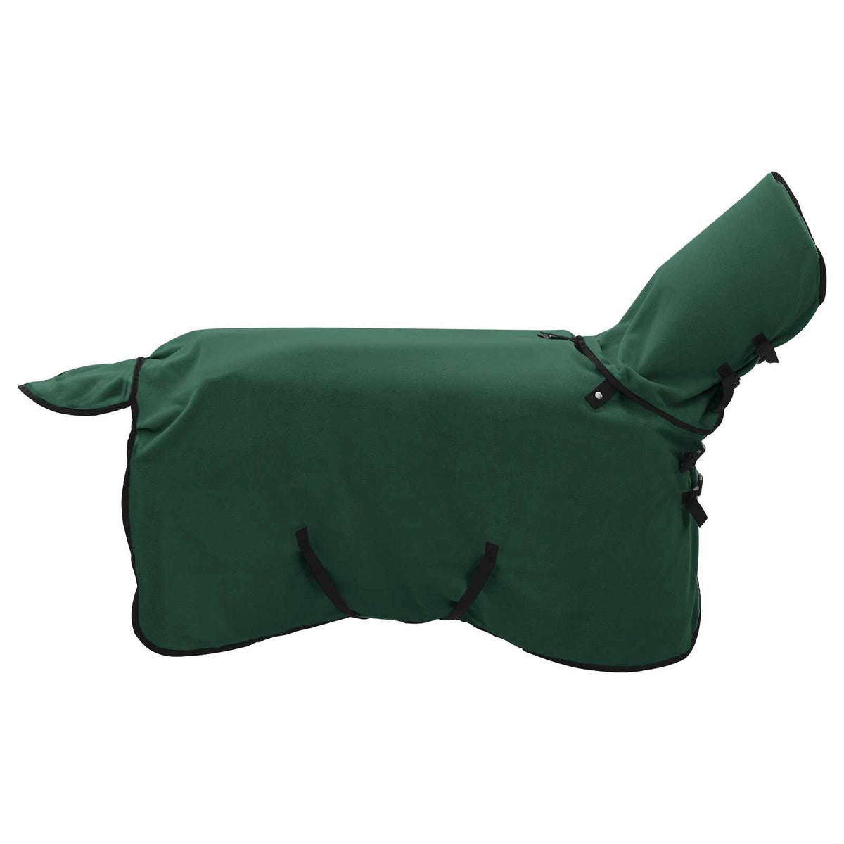 Hestetæppe Mørkegrøn 105 cm Polyester Fleece