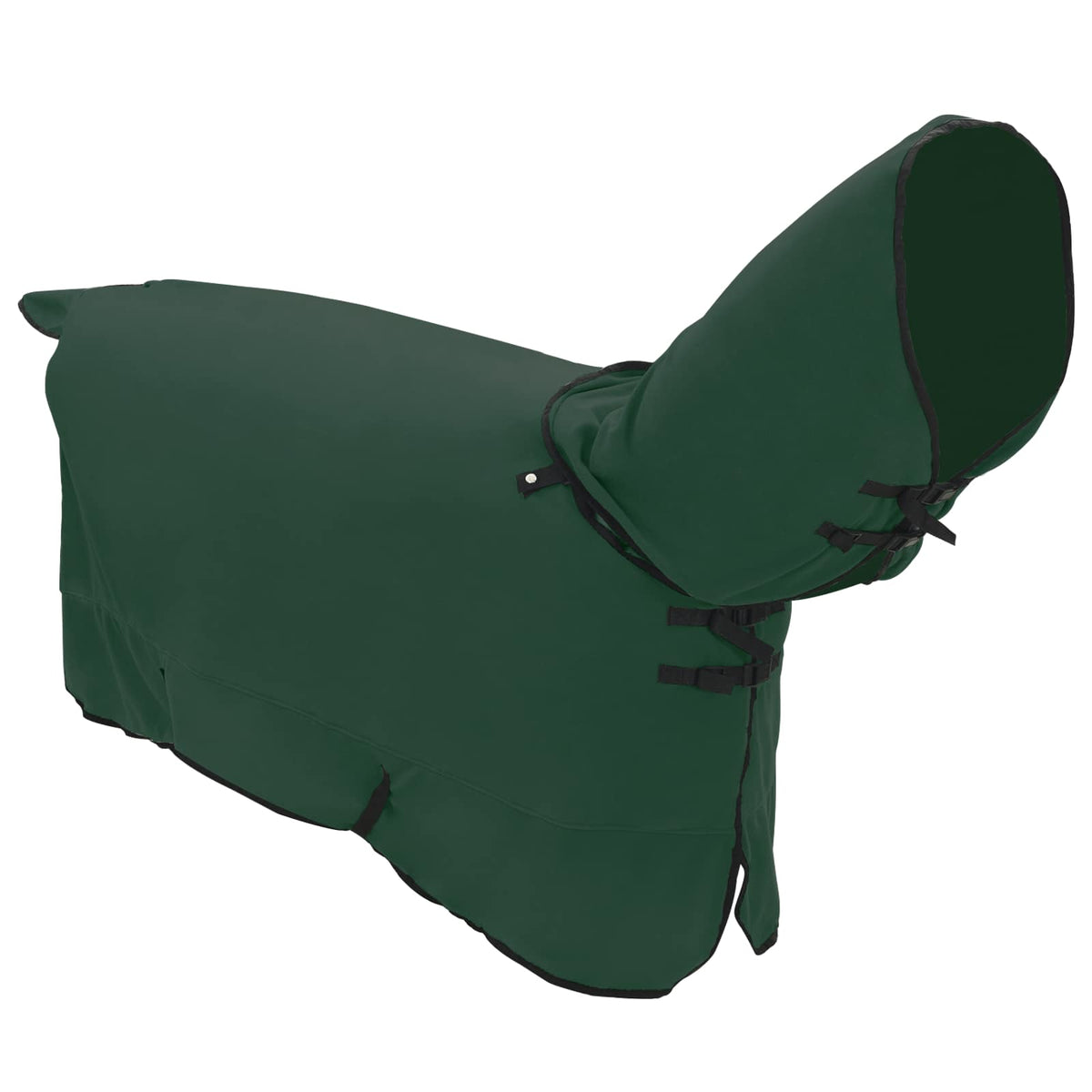 Hestetæppe Mørkegrøn 145 cm Polyester Fleece