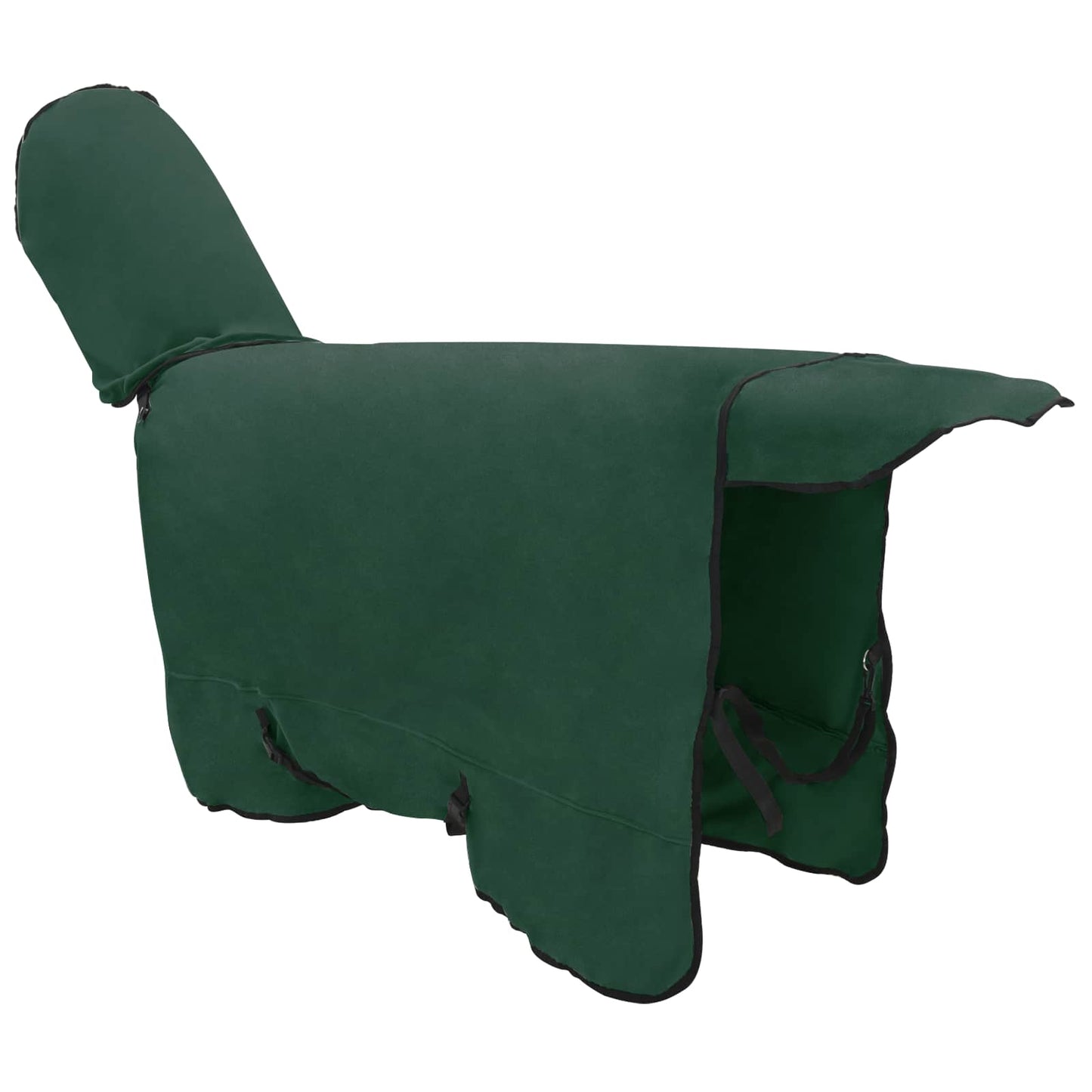 Hestetæppe Mørkegrøn 145 cm Polyester Fleece