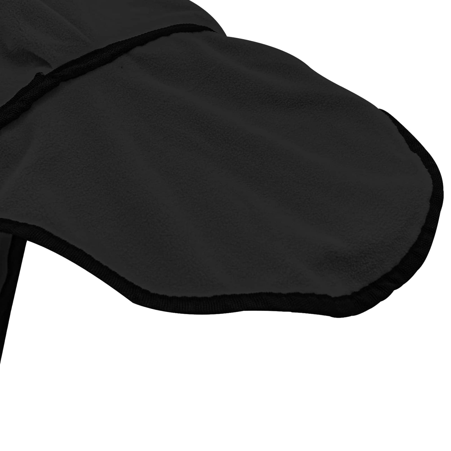 Hestetæppe Sort 75 cm Polyester Fleece