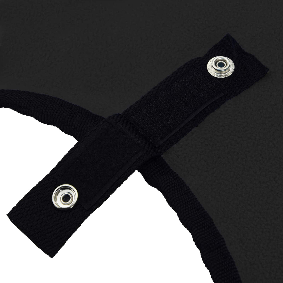 Hestetæppe Sort 75 cm Polyester Fleece