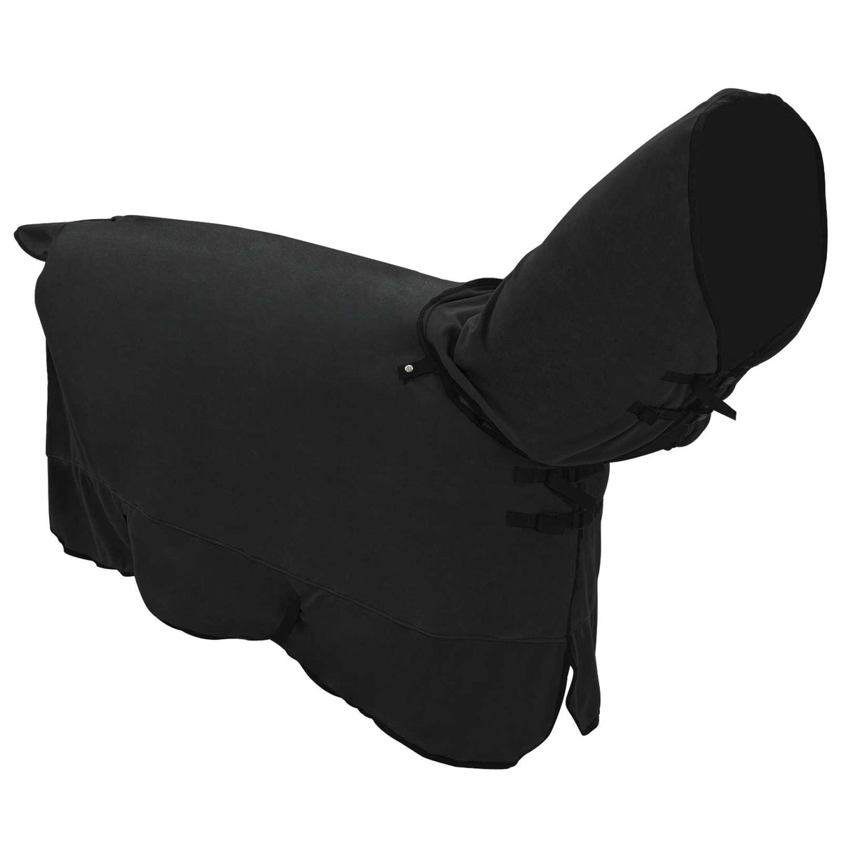 Hestetæppe Sort 155 cm Polyester Fleece