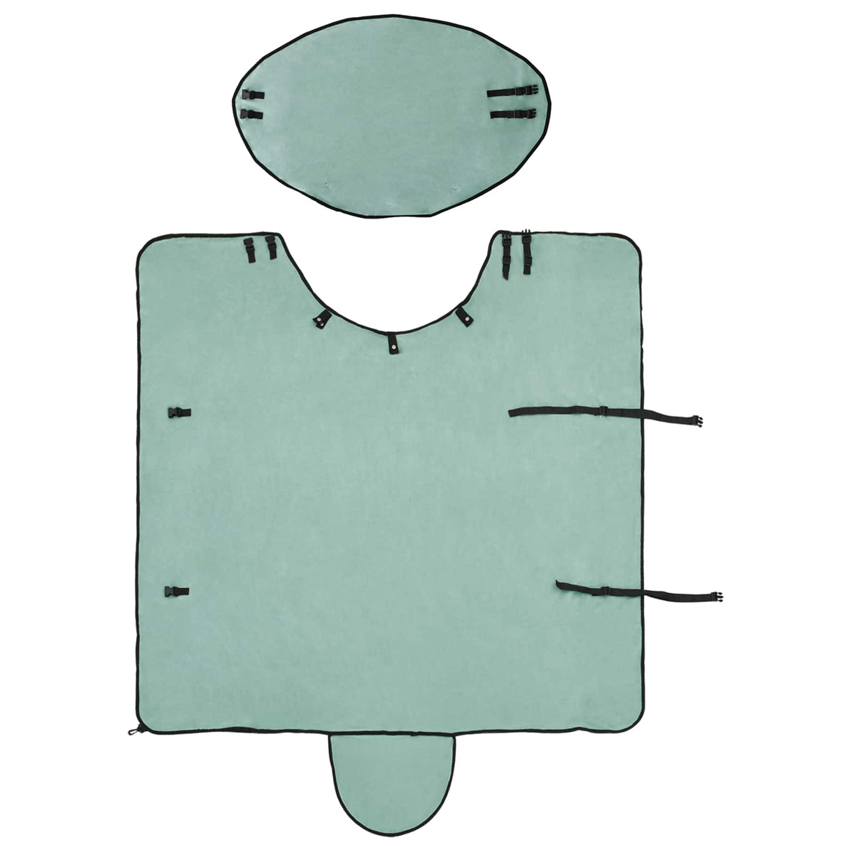Hestetæppe Speciel grøn 75 cm Polyester Fleece