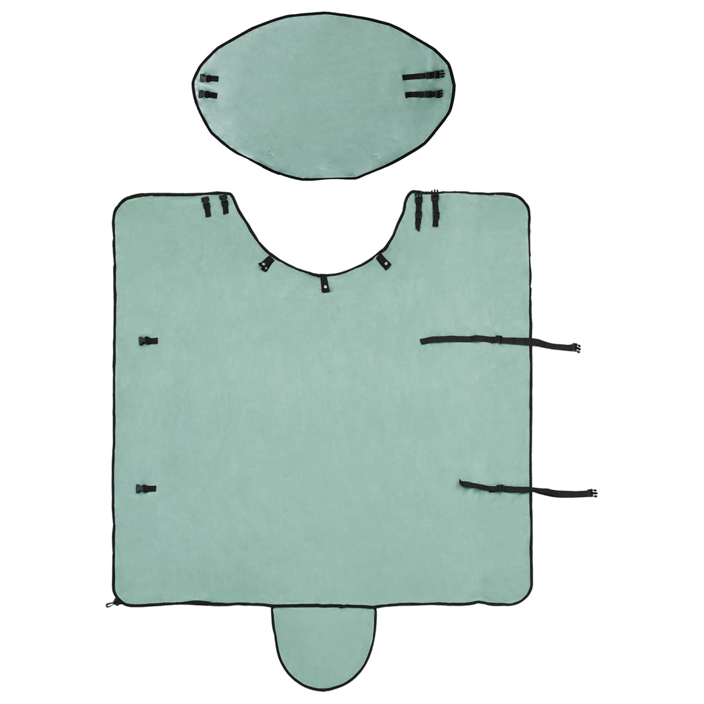 Hestetæppe Speciel grøn 95 cm Polyester Fleece