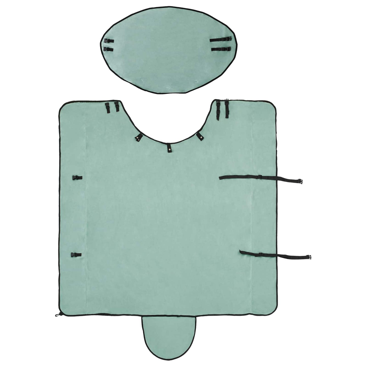 Hestetæppe Speciel grøn 125 cm Polyester Fleece