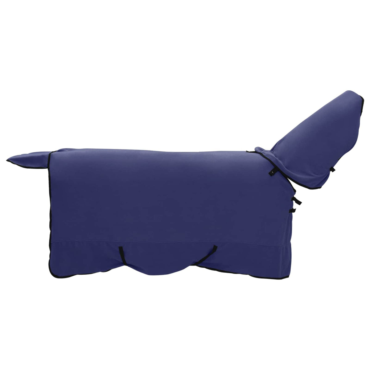 Hestetæppe Mørkeblå 125 cm Polyester Fleece