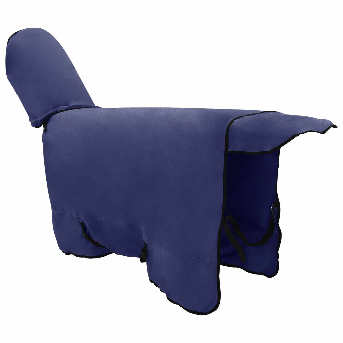 Hestetæppe Mørkeblå 135 cm Polyester Fleece