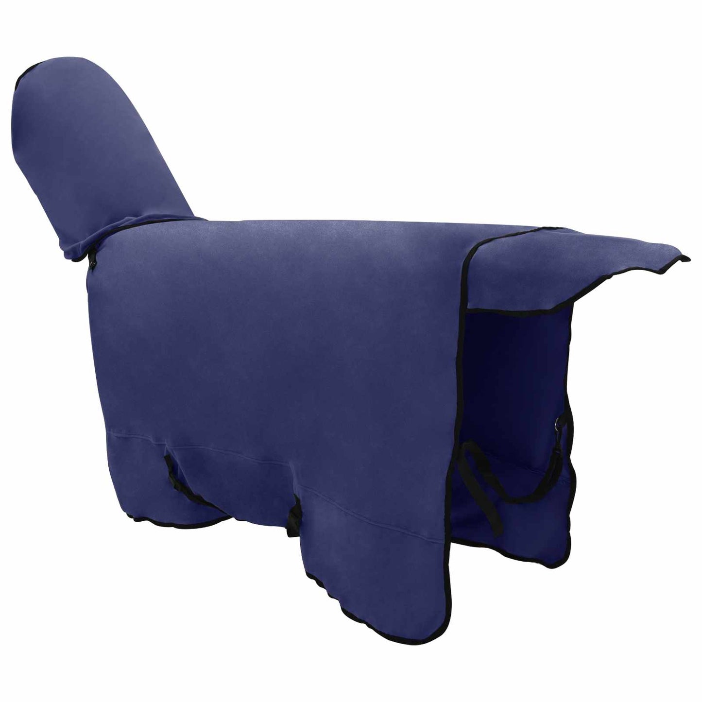 Hestetæppe Mørkeblå 145 cm Polyester Fleece