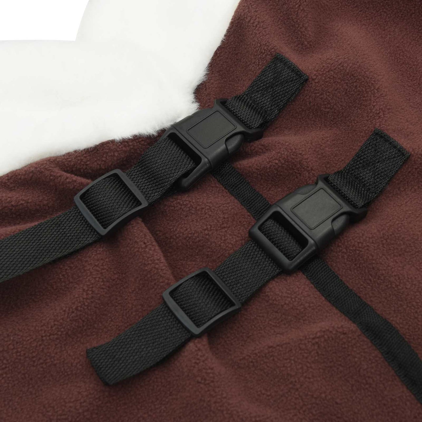 Hestetæppe Mørkebrun 95 cm Polar fleece