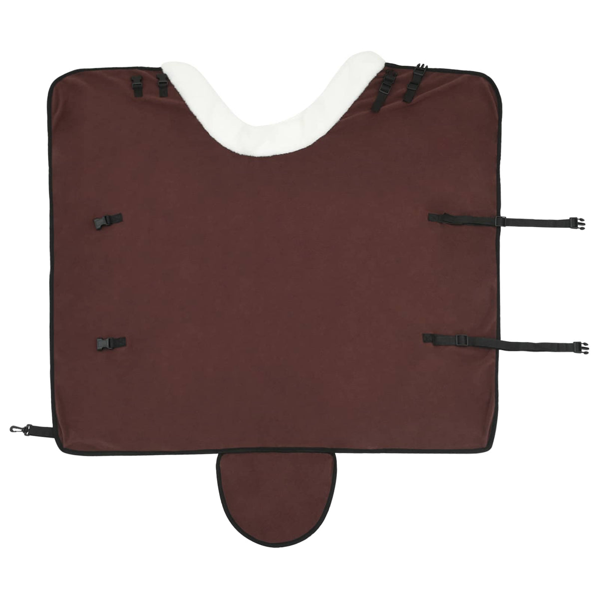 Hestetæppe Mørkebrun 95 cm Polar fleece