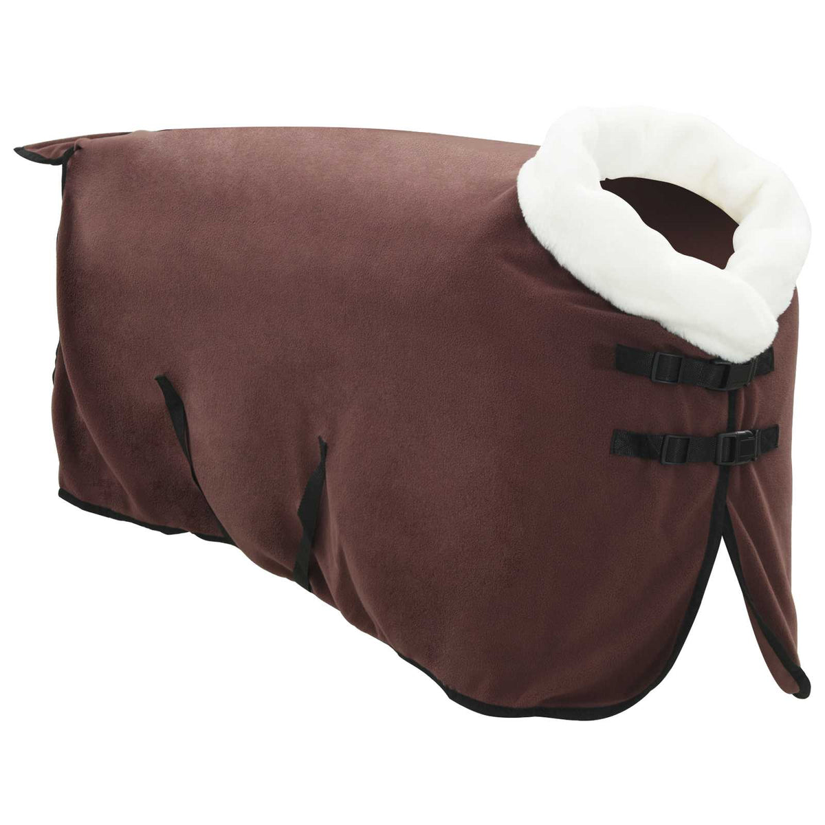 Hestetæppe Mørkebrun 115 cm Polar fleece