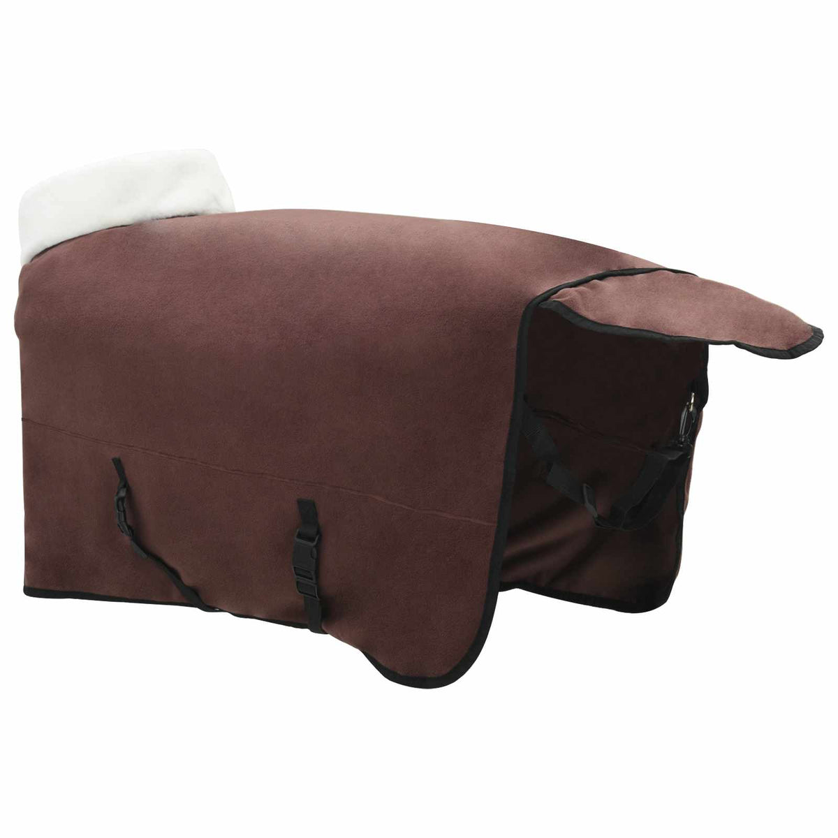 Hestetæppe Mørkebrun 135 cm Polar fleece