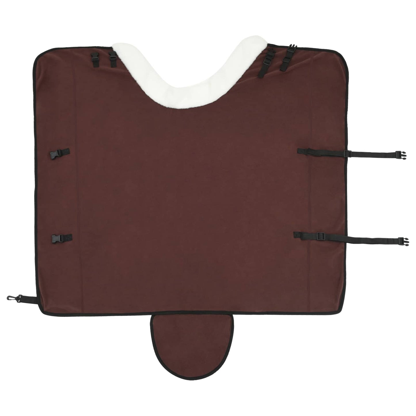 Hestetæppe Mørkebrun 155 cm Polar fleece