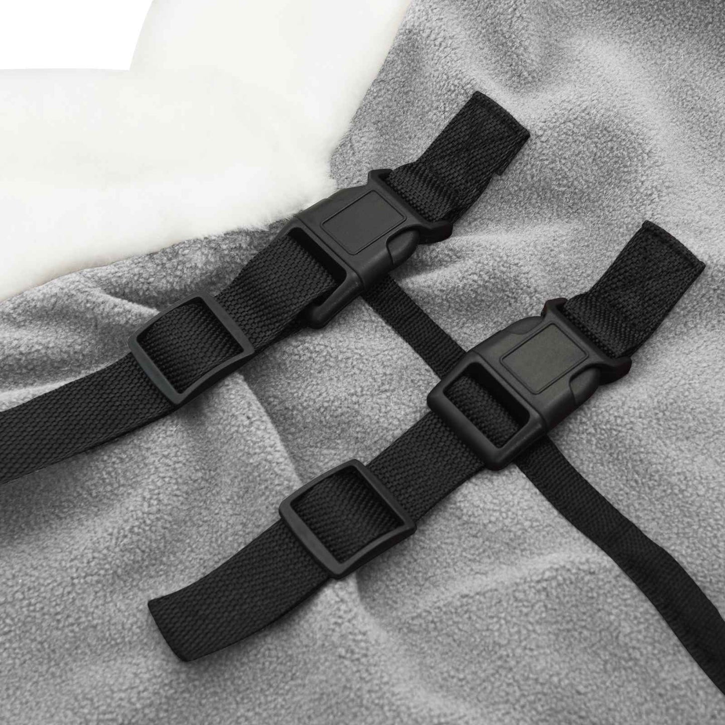 Hestetæppe Lys Grå 125 cm Polar fleece
