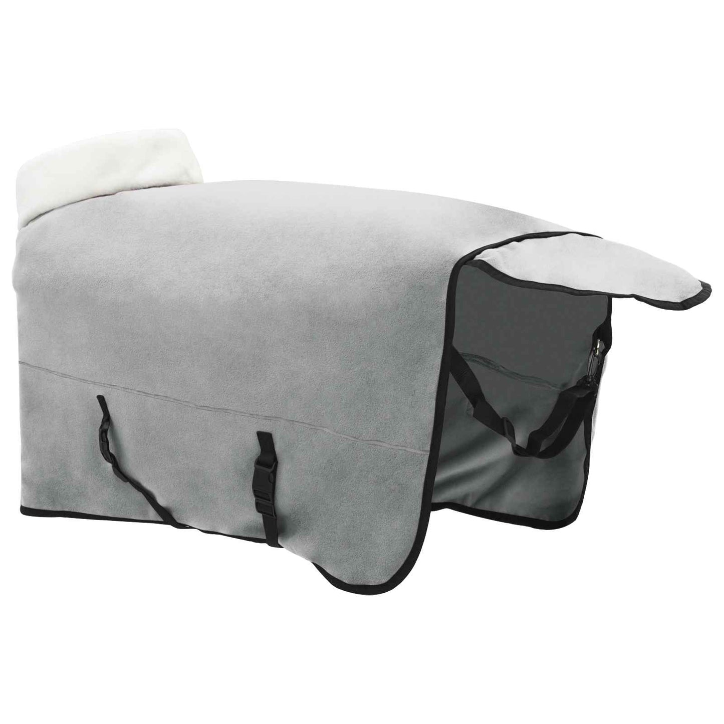 Hestetæppe Lys Grå 125 cm Polar fleece
